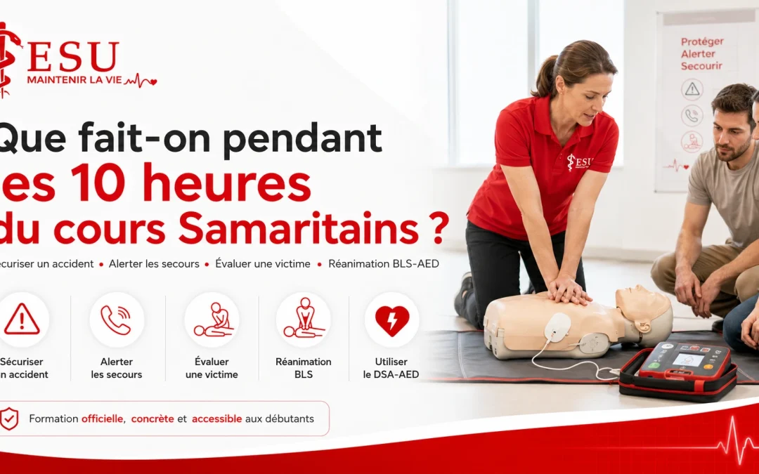10 heures cours samaritains officiels