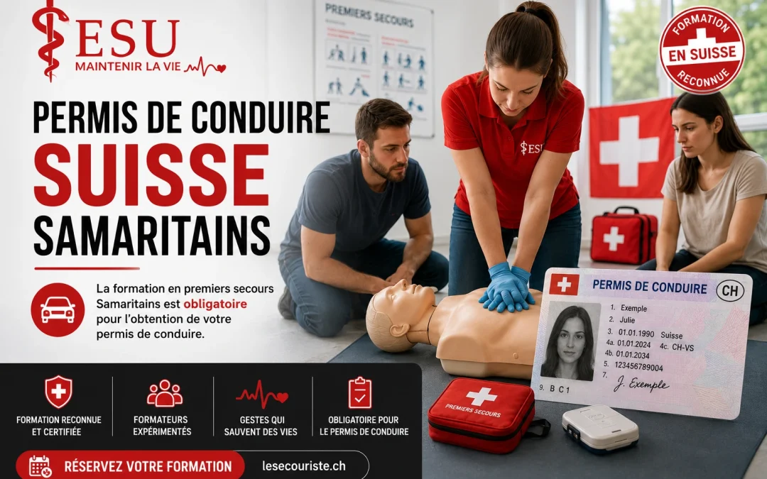 permis de conduire suisse samaritains